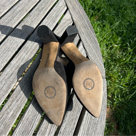 ADRIENNE‎ VITTADINI Nella Faux Leather Block Heel Mules size 11 - Picture 11 of 11